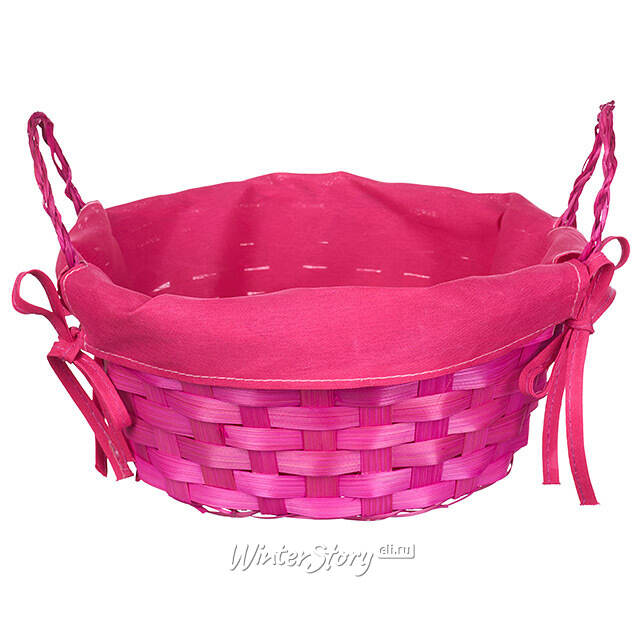 Декоративная корзина Simple 21*9 см розовая Koopman