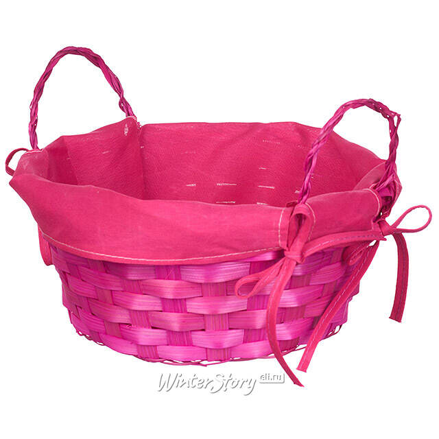 Декоративная корзина Simple 21*9 см розовая Koopman