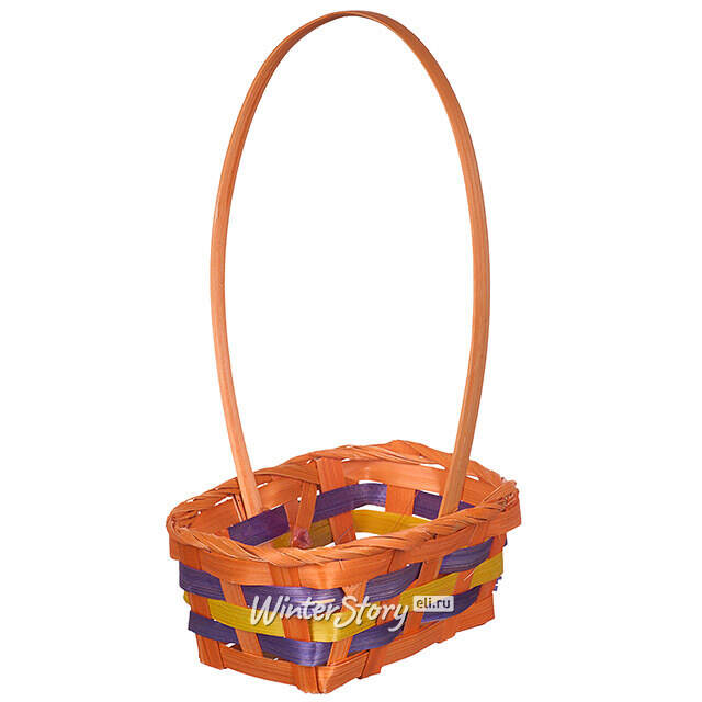 Декоративная корзина Блюм 12*9 см оранжевая Koopman