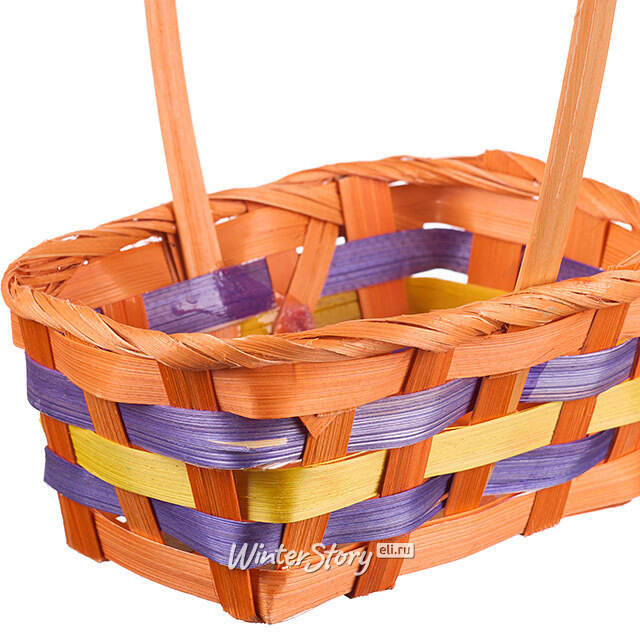 Декоративная корзина Блюм 12*9 см оранжевая Koopman