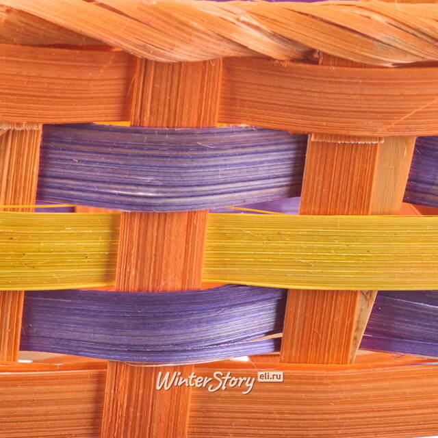 Декоративная корзина Блюм 12*9 см оранжевая Koopman