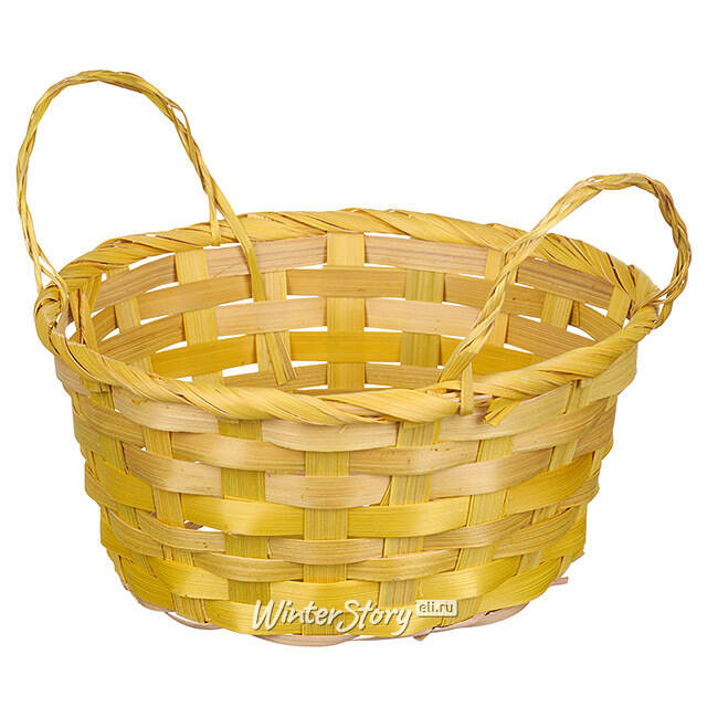 Декоративная корзина Бонни 17*9 см желтая Koopman
