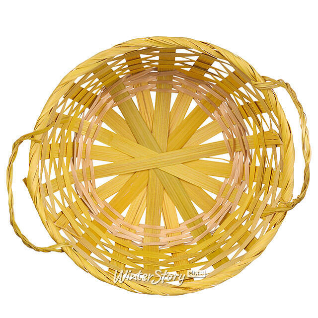 Декоративная корзина Бонни 17*9 см желтая Koopman