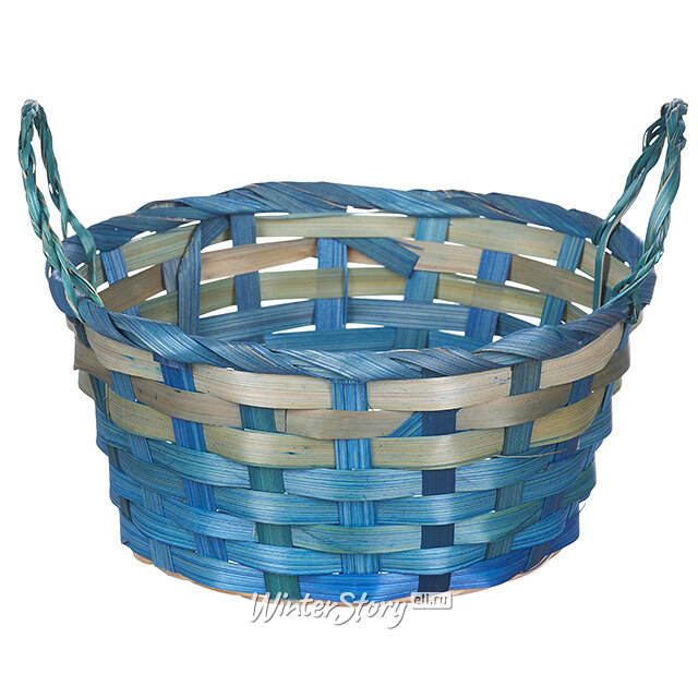 Декоративная корзина Бонни 17*9 см синяя Koopman