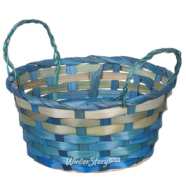 Декоративная корзина Бонни 17*9 см синяя Koopman