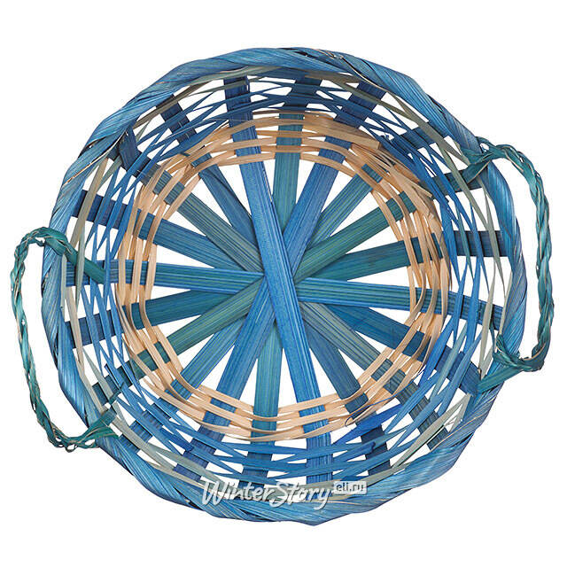 Декоративная корзина Бонни 17*9 см синяя Koopman