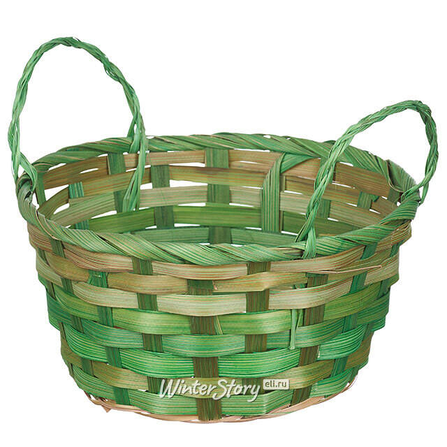 Декоративная корзина Bonni 17*9 см зеленая Koopman