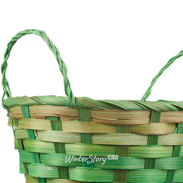 Декоративная корзина Bonni 17*9 см зеленая Koopman
