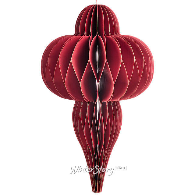 Бумажное украшение Мелиана - Red Twirl 40 см Koopman