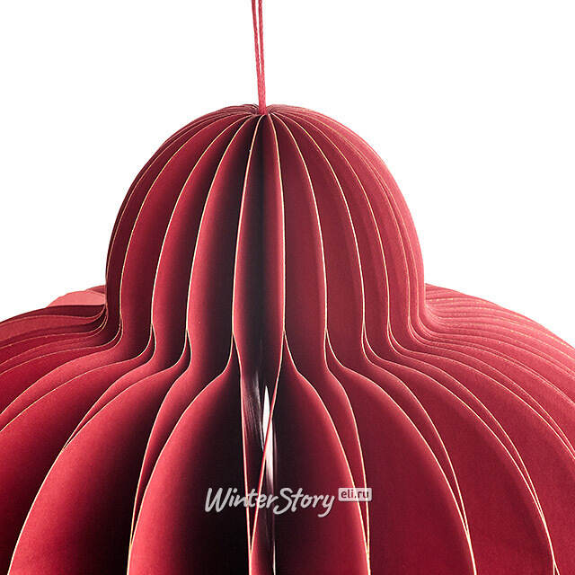 Бумажное украшение Мелиана - Red Twirl 40 см Koopman