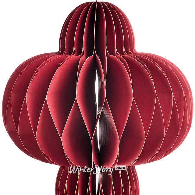 Бумажное украшение Мелиана - Red Twirl 40 см Koopman