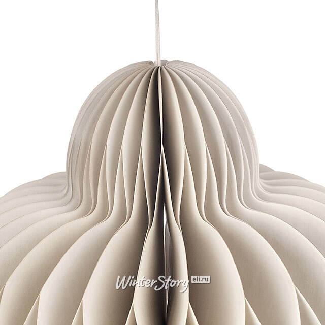 Бумажное украшение Мелиана - Beige Twirl 40 см Koopman