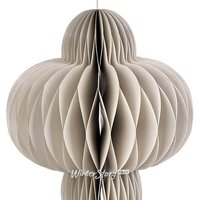 Бумажное украшение Мелиана - Beige Twirl 40 см Koopman