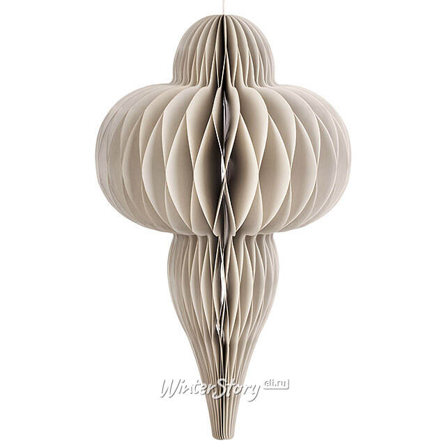 Бумажное украшение Мелиана - Beige Twirl 40 см Koopman