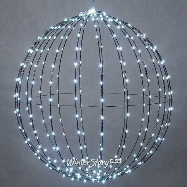 Светодиодный шар Bright Ball 50 см, 320 холодных белых LED ламп, таймер, IP44 Koopman