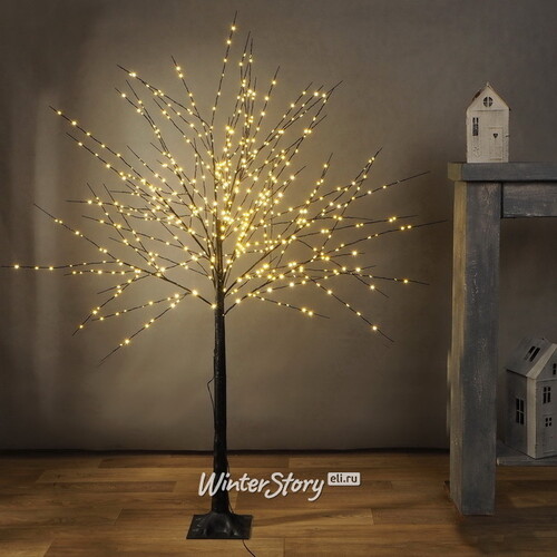 Светодиодное дерево Вейрфилд 150 см, 600 теплых белых LED ламп, IP44 Koopman