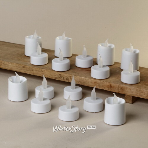 Набор светодиодных чайных свечей Торжество 1.8-4 см, 16 шт, на батарейках Koopman