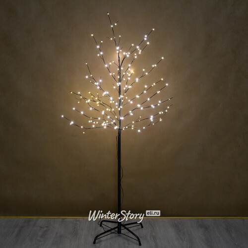 Светодиодное дерево Сказочная Липа 150 см 200 теплых белых мини LED ламп, IP44 Koopman