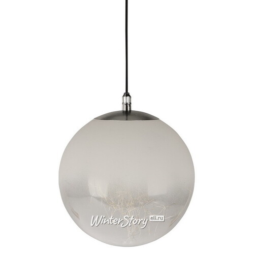 Подвесной светильник-шар Frosted Justine 35 см, 300 теплых белых микро LED ламп, IP44 Koopman
