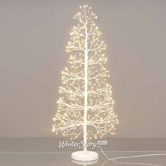 Светодиодная елка Lumivia 100 см белая, 600 теплых белых LED ламп, IP44 Koopman