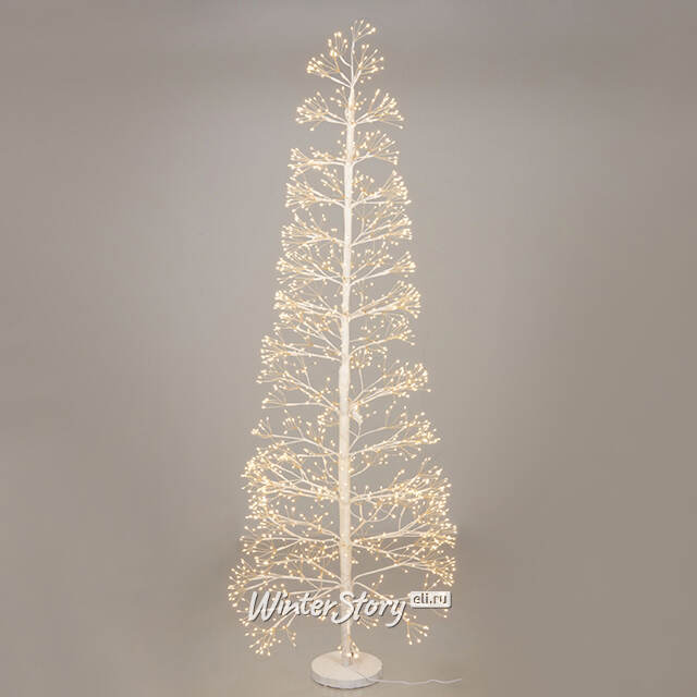 Светодиодная елка Lumivia 150 см белая, 1600 теплых белых LED ламп, IP44 Koopman