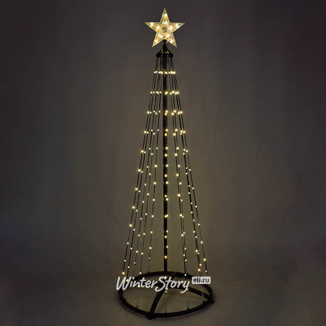 Светодиодная елка Radianta 300 см, 550 теплых белых LED ламп, пульт управления, контроллер, IP44 Koopman