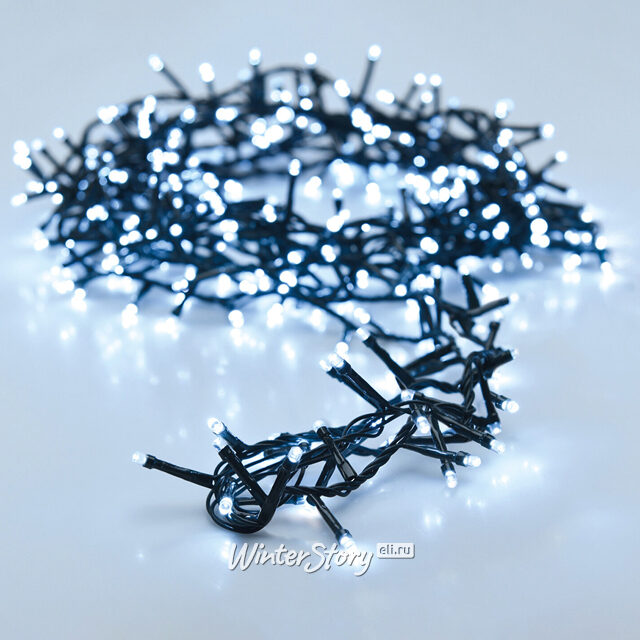 Светодиодная гирлянда Koopman Snake Comfort Basic 14 м, 700 холодных белых LED ламп, зеленый ПВХ, контроллер, IP44 Koopman