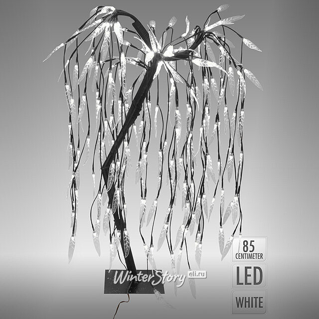 Светодиодная ИВА 85 см, уличная, 228 ХОЛОДНЫХ БЕЛЫХ LED ламп Koopman