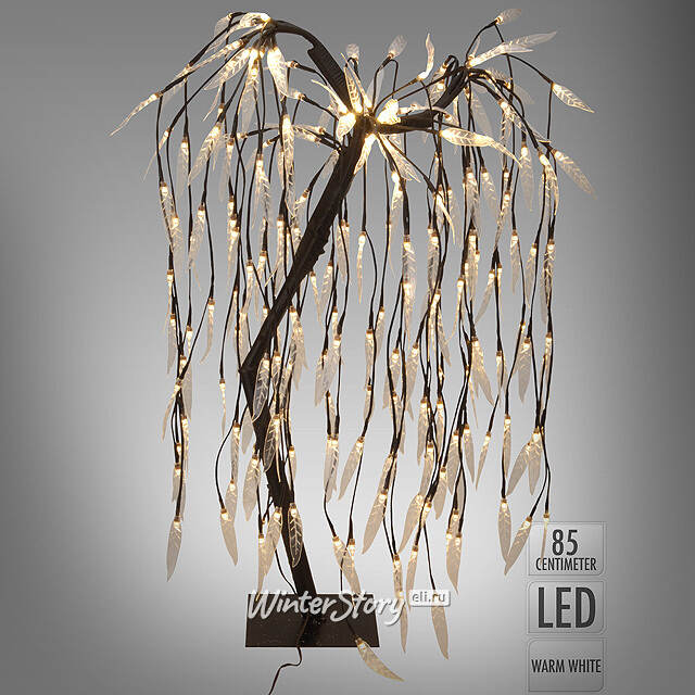 Светодиодная дерево Ива 85 см, 228 теплых белых LED ламп, IP44 Koopman