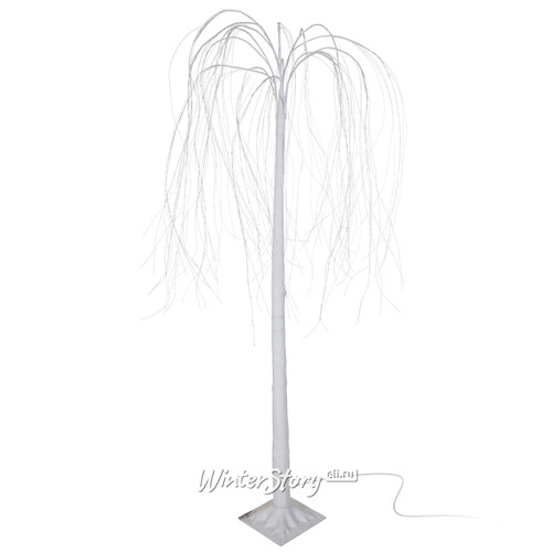 Светодиодное дерево Северная Ива 180 см белое, 144 теплых белых мини LED лампы, IP44 Koopman