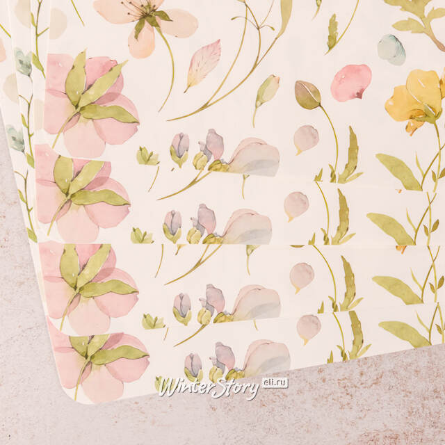 Набор плейсматов Gentle Garden 44*29 см белые, 4 шт Koopman