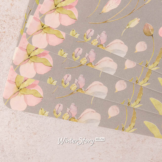 Набор плейсматов Gentle Garden 44*29 см серые, 4 шт Koopman