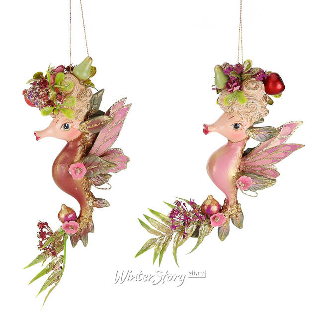 Елочная игрушка Морской Конек Марсель - Sea Banquet 22 см Goodwill