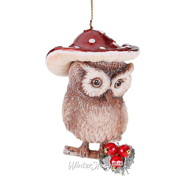 Елочная игрушка Сова Фиби - Mushroom Masquerade 10 см Goodwill (Гудвилл)