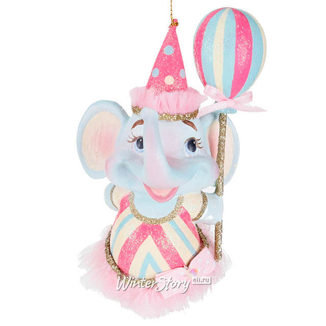 Елочная игрушка Слоник Жюли - Circus Birthday 13 см Goodwill