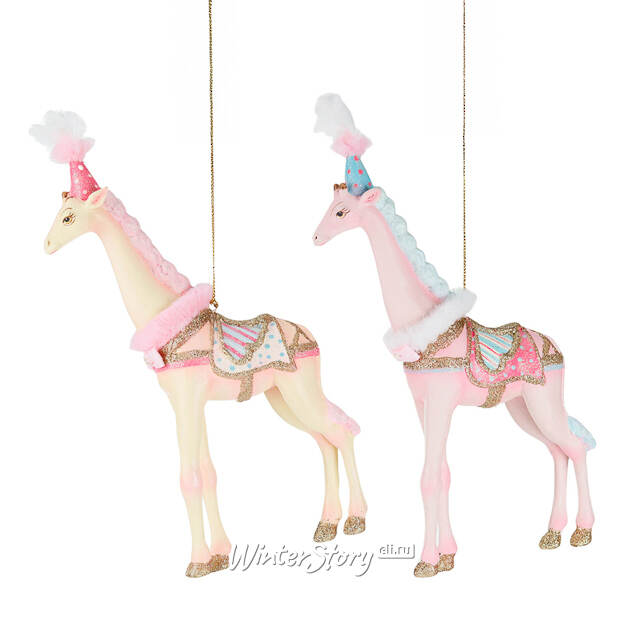 Елочная игрушка Жираф Йохан - Circus Birthday 25 см Goodwill