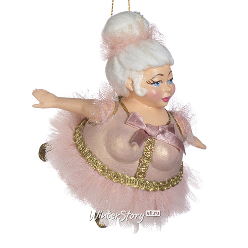 Елочная игрушка Балерина Энна Брукс - Сказки Сан-Ливьера 12 см розовая, подвеска Goodwill