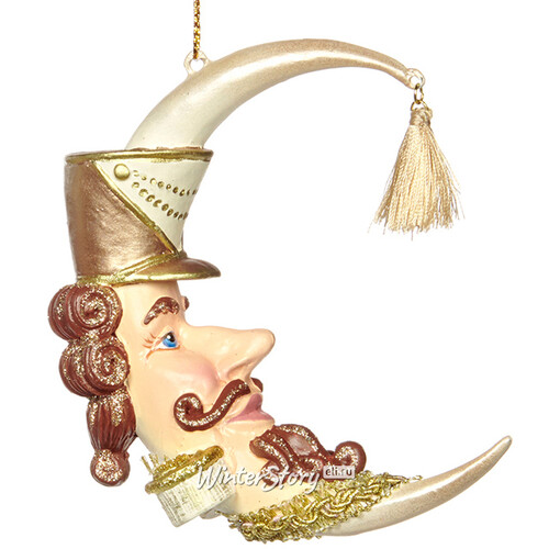 Елочная игрушка Месяц Щелкунчик - герой Новогодней Сказки 12 см, подвеска Goodwill