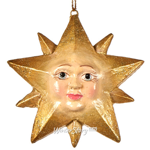 Елочная игрушка Звезда Ариан 8 см, подвеска Goodwill