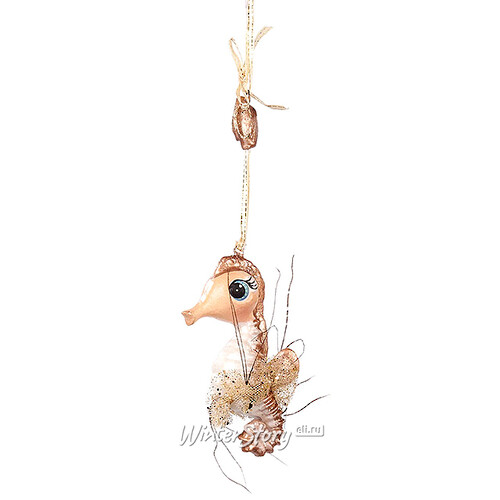 Елочная игрушка Морская балерина 10 см бронзовая, подвеска Goodwill