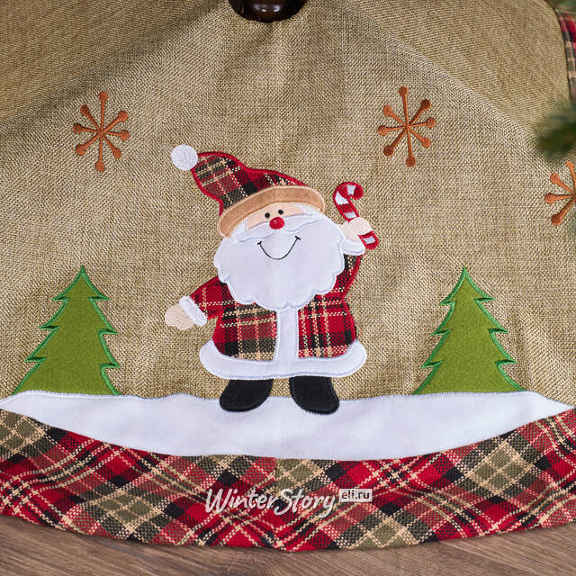 Юбка для елки Мистер Клаус ловит снежинки 90 см Peha