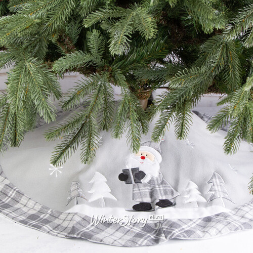 Юбка для елки Добрый Санта на катке 90 см купить в интернет-магазине Winter Story eli.ru, ID78631