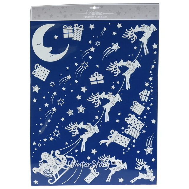 Новогодние наклейки Снежные Чудеса 60*42 см Koopman