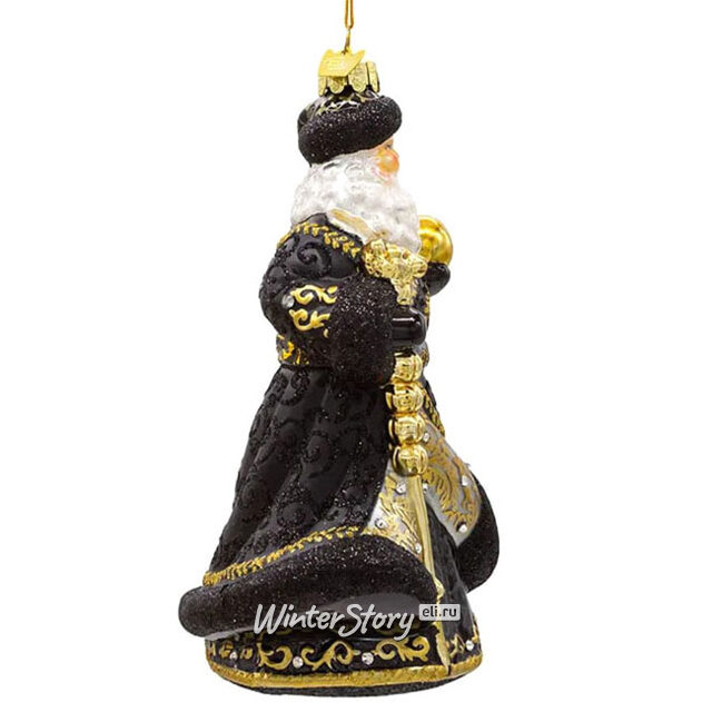 Стеклянная елочная игрушка Пэр Ноэль - Magia Della Notte 18 см, подвеска Kurts Adler