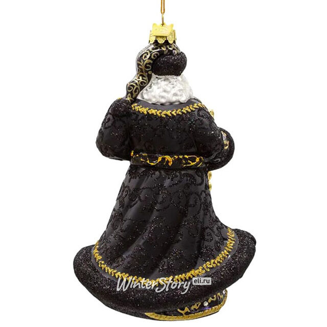 Стеклянная елочная игрушка Пэр Ноэль - Magia Della Notte 18 см, подвеска Kurts Adler