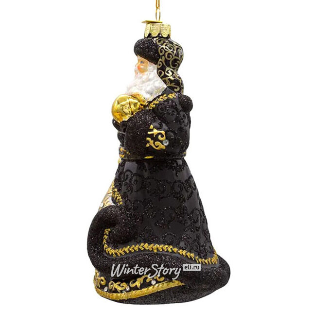 Стеклянная елочная игрушка Пэр Ноэль - Magia Della Notte 18 см, подвеска Kurts Adler
