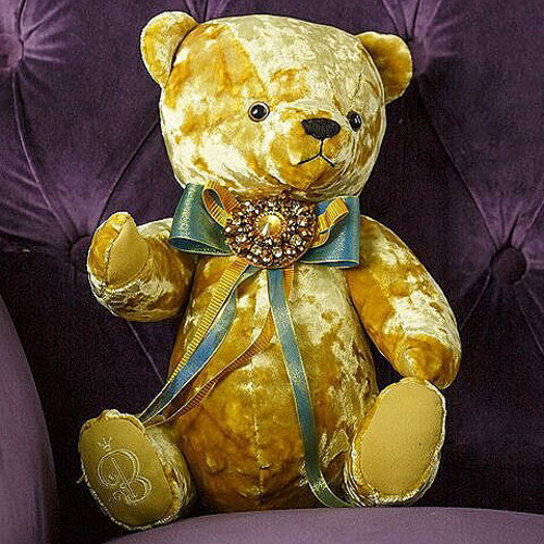 Мягкая игрушка Медведь БернАрт 30 см золотой Budi Basa