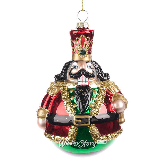 Стеклянная елочная игрушка Щелкунчик - Карабас 16 см Goodwill (Гудвилл)