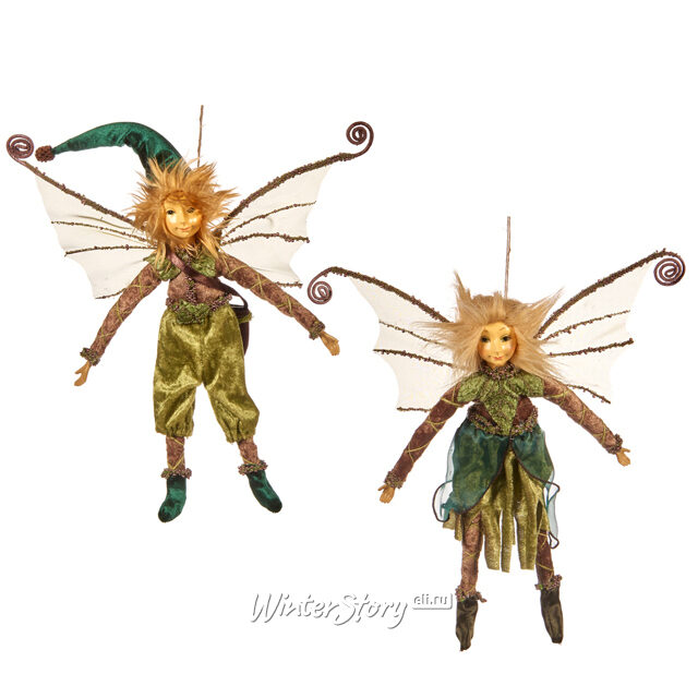 Кукла на елку Эльфийка Анариэль - Сон в Летнюю Ночь 38 см, подвеска Goodwill