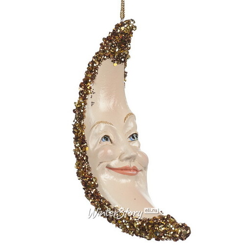 Елочная игрушка Месяц Ди Мажио - Золото Востока 15 см, подвеска Goodwill